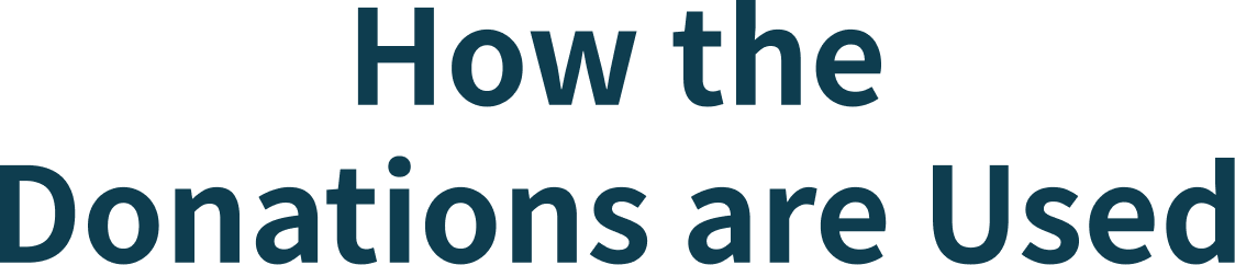 How the Donations are Used